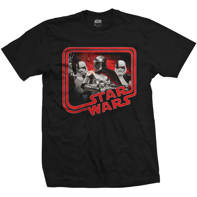 Star Wars Rogue One at-at Episode VIII Phasma Retro Cotton Short Sleeves Tee Shirt Black