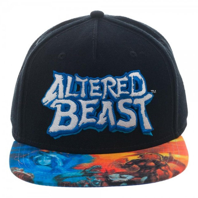 Sega Genesis Altered Beast Streets of Rage Sublimated Flat Bill Adjustable Snapback Baseball Cap