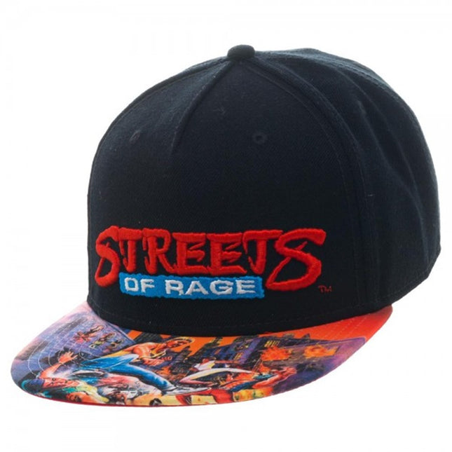 Sega Genesis Streets of Rage Sublimated Adjustable Snapback Baseball Cap
