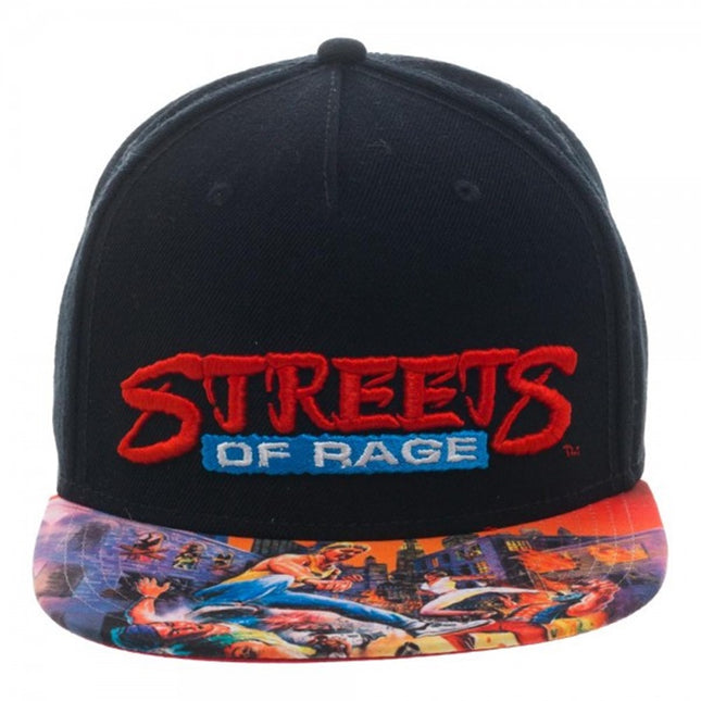 Sega Genesis Streets of Rage Sublimated Adjustable Snapback Baseball Cap