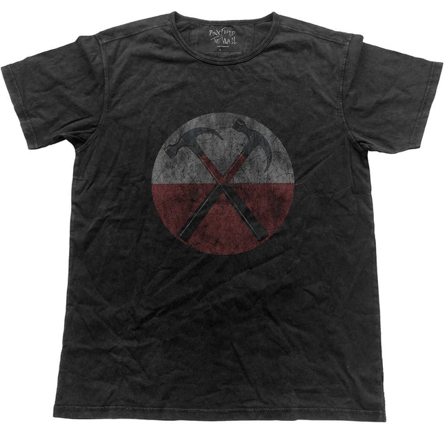 Pink Floyd Unisex The Wall Hammers Cotton Short Sleeves Tee Shirt Black