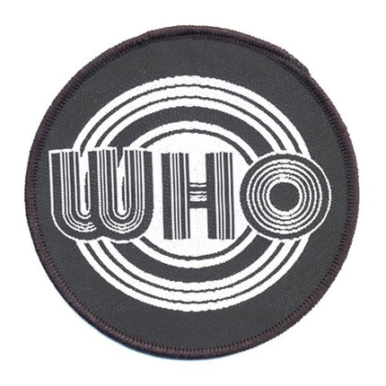 The Who Classic Standard Circles Woven Sew On Patch