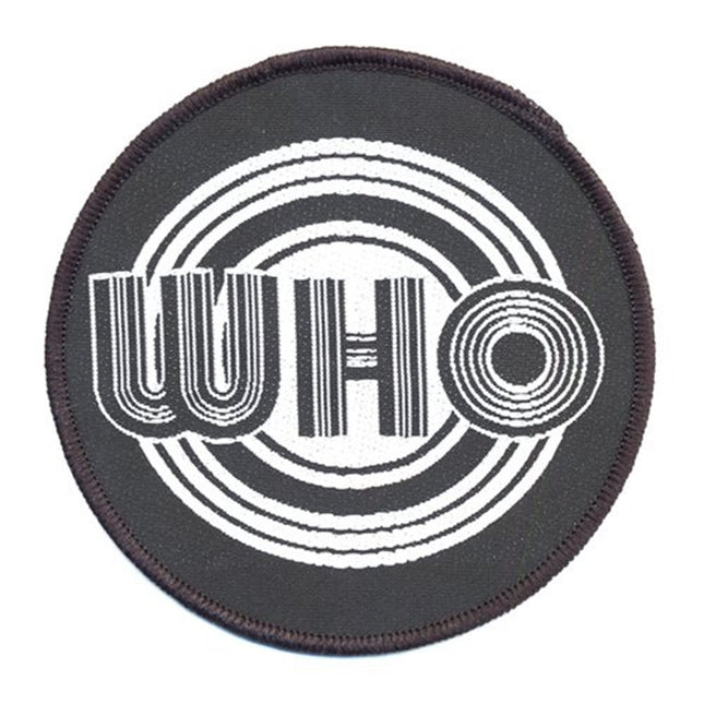 The Who Classic Standard Circles Woven Sew On Patch