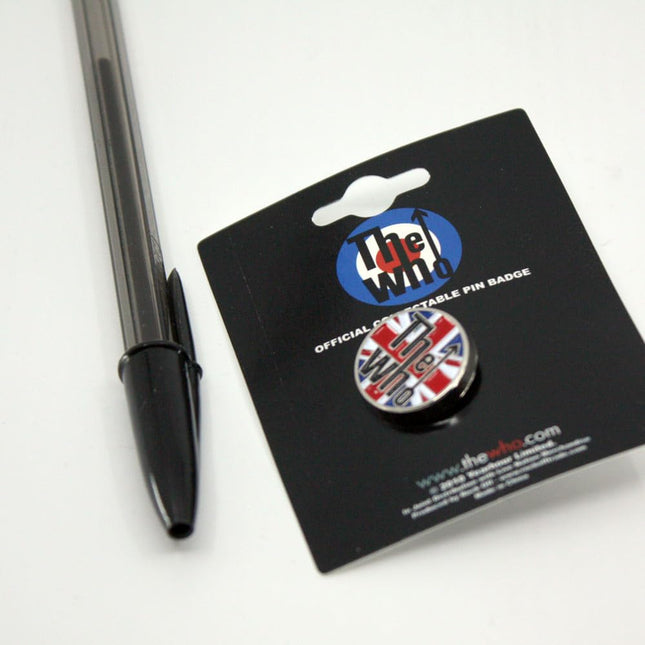 The Who Enamel Metal Mini Lapel Pin Badge Union Jack