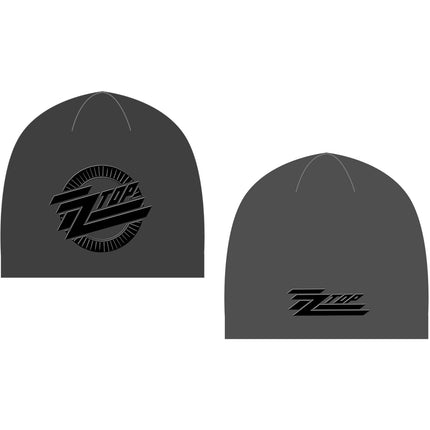 ZZ Top Rock and Roll Music Band Circle Logo Cotton Beanie