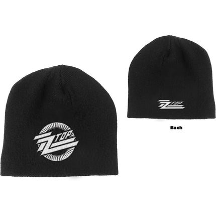 ZZ Top Rock and Roll Music Band Circle Logo Cotton Beanie
