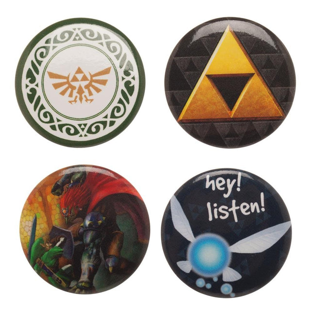 Legend of Zelda Button Iconic Mini Pin Badge Set