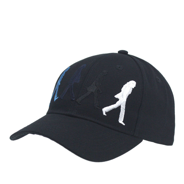 The Beatles Abbey Road Figures Unisex Cotton Adjustable Baseball Cap Black