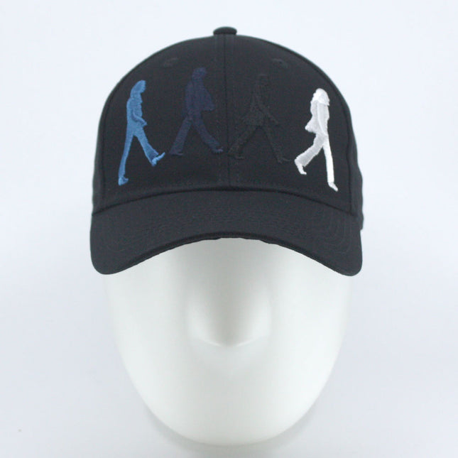The Beatles Abbey Road Figures Unisex Cotton Adjustable Baseball Cap Black