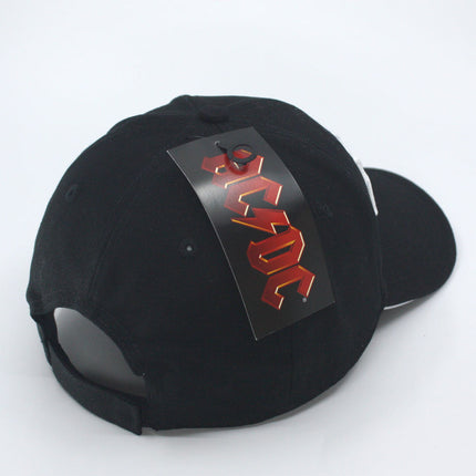 AC/DC Unisex Cotton Baseball Cap White Logo