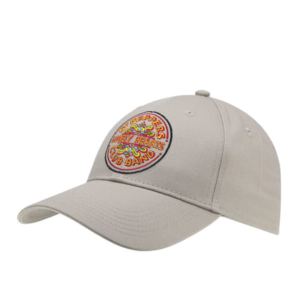The Beatles Sgt Pepper Drum Unisex Cotton Adjustable Baseball Cap Sand