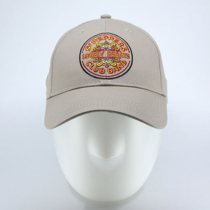 The Beatles Sgt Pepper Drum Unisex Cotton Adjustable Baseball Cap Sand