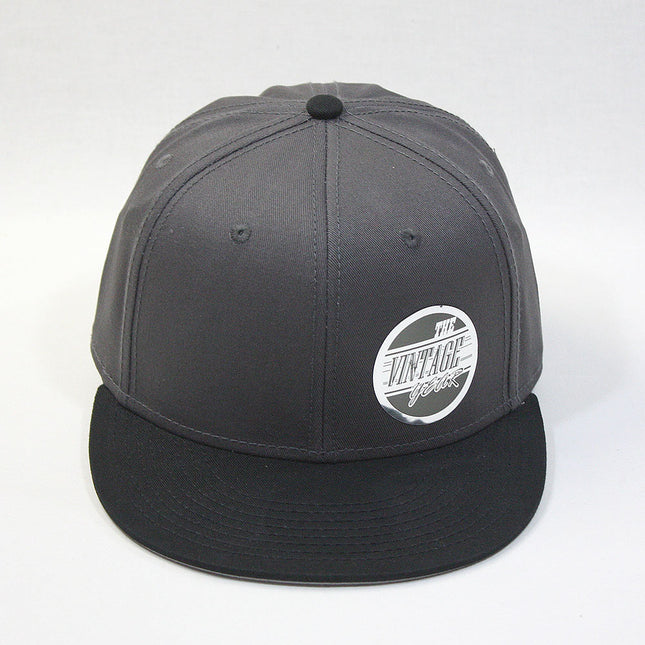 Premium Plain Cotton Twill Adjustable Flat Bill Snapback Hats Baseball Caps