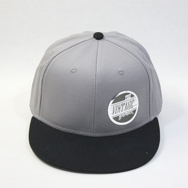 Premium Plain Cotton Twill Adjustable Flat Bill Snapback Hats Baseball Caps