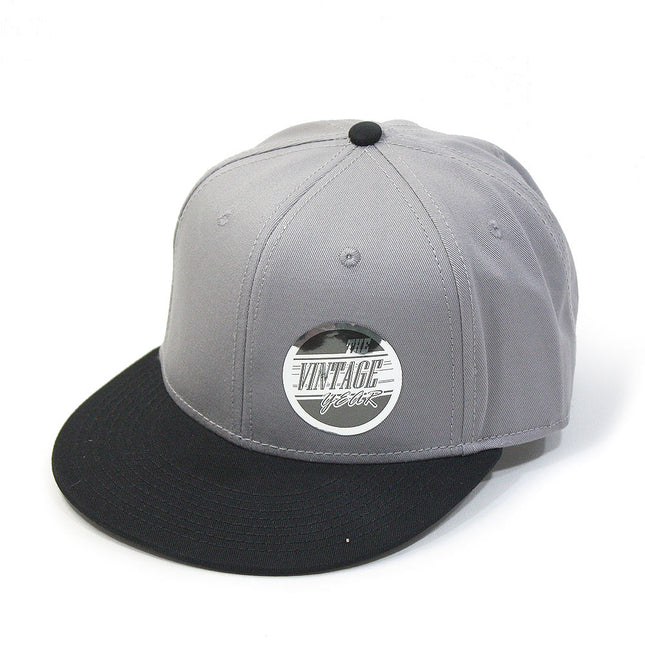 Premium Plain Cotton Twill Adjustable Flat Bill Snapback Hats Baseball Caps