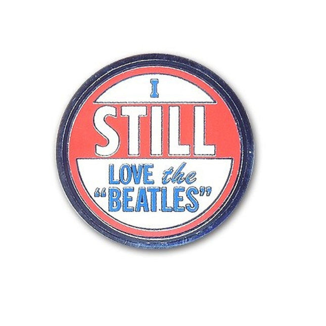 The Beatles Rock and Roll Iconic Metal Pin Badge - I Still Love the Beatles