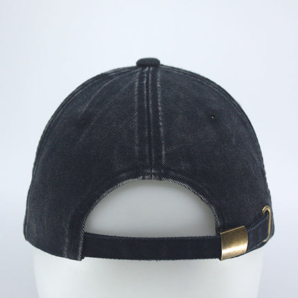 Dirty Washed Cotton Twill Distressed Visor Unstructured Adjustable Baseball Cap