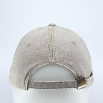 Dirty Washed Cotton Twill Distressed Visor Unstructured Adjustable Baseball Cap
