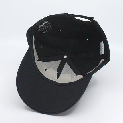 Guns N' Roses Unisex Cotton Adjustable Baseball Cap Red Circle Logo Black