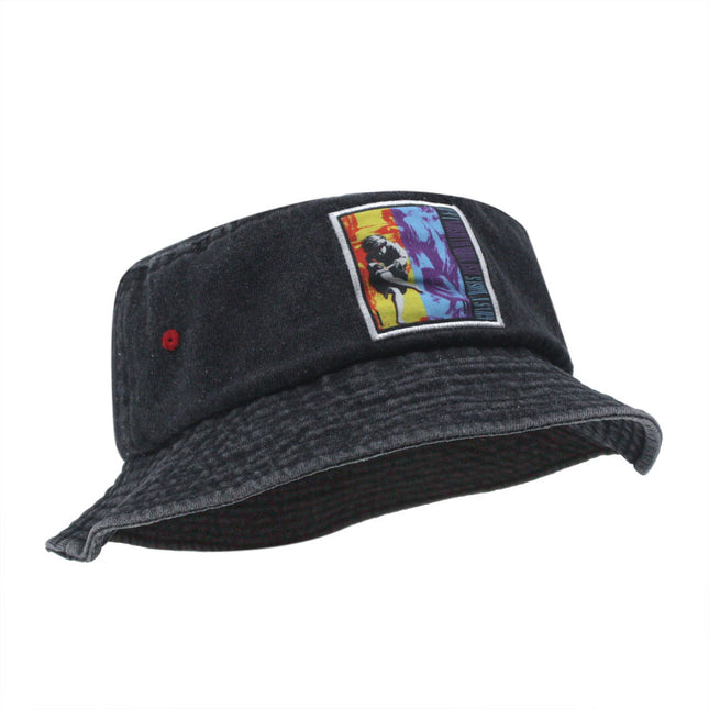Guns N' Roses Use Your Illusion Unisex Cotton Bucket Hat Denim Black L/XL