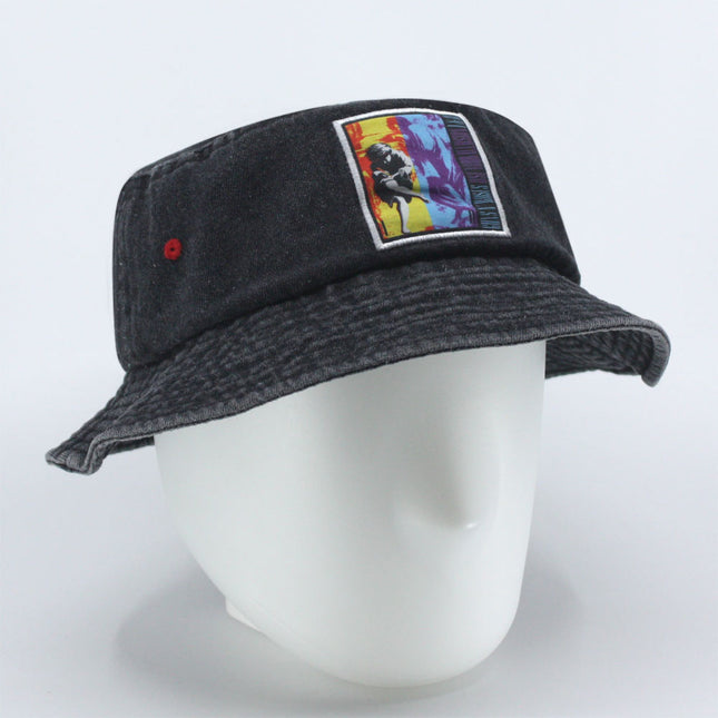 Guns N' Roses Use Your Illusion Unisex Cotton Bucket Hat Denim Black L/XL
