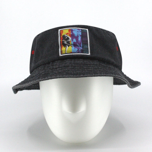 Guns N' Roses Use Your Illusion Unisex Cotton Bucket Hat Denim Black L/XL