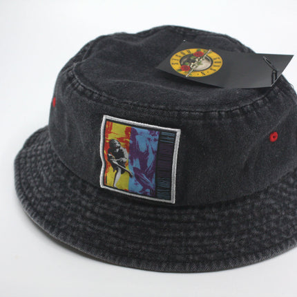Guns N' Roses Use Your Illusion Unisex Cotton Bucket Hat Denim Black L/XL