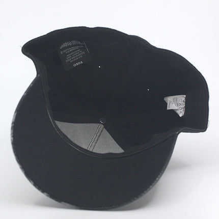 Iron Maiden Unisex Cotton Adjustable Baseball Cap Piece of Mind Greyscale Black