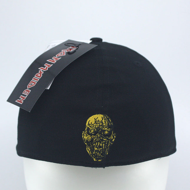 Iron Maiden Unisex Cotton Adjustable Baseball Cap Piece of Mind Greyscale Black