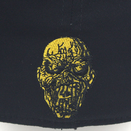 Iron Maiden Unisex Cotton Adjustable Baseball Cap Piece of Mind Greyscale Black