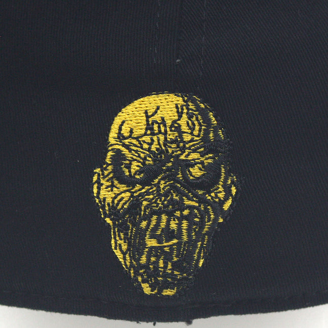 Iron Maiden Unisex Cotton Adjustable Baseball Cap Piece of Mind Greyscale Black