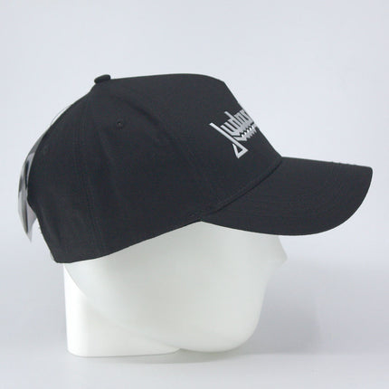 Judas Priest Unisex Adjustable Baseball Cap – Sonic Silver Logo (Black)