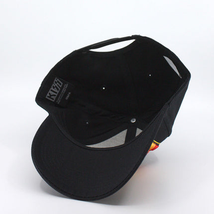 KISS Unisex Cotton Adjustable Baseball Cap Classic Logo Black