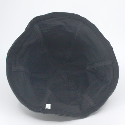 Wrinkled Faux Leather Street Bucket Hat – Edgy Urban Style