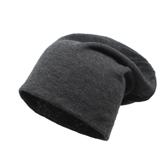 Soft Slouch Loose Fit Comfort Knit Heather Solids Beanie 11 3/4"