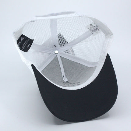 Metallica Justice Mono Unisex Cotton Mesh Back Baseball Cap Black & White