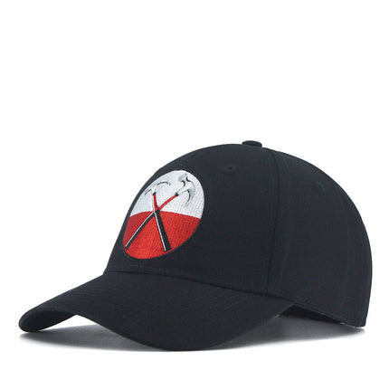 Pink Floyd The Wall Hammers Logo Unisex Cotton Adjustable Baseball Cap Black