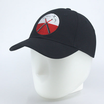 Pink Floyd The Wall Hammers Logo Unisex Cotton Adjustable Baseball Cap Black
