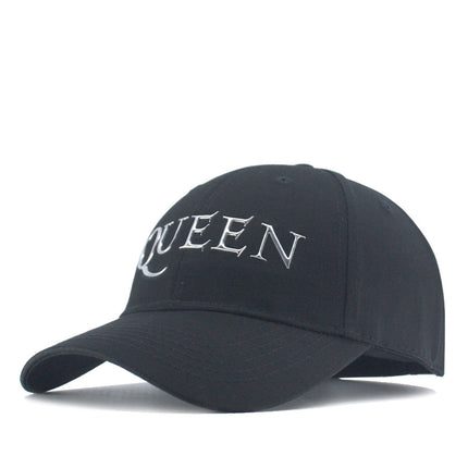 Queen Unisex Cotton Adjustable Baseball Cap Sonic Silver Black