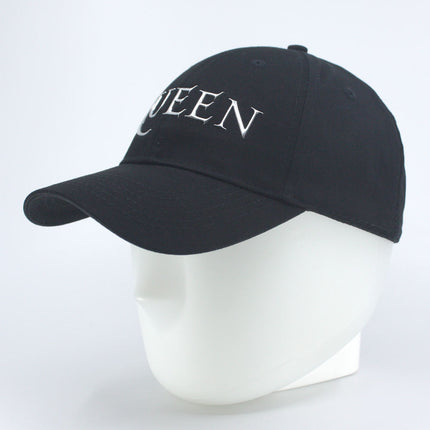 Queen Unisex Cotton Adjustable Baseball Cap Sonic Silver Black