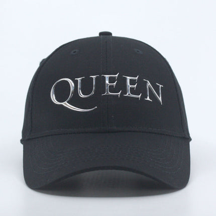 Queen Unisex Cotton Adjustable Baseball Cap Sonic Silver Black