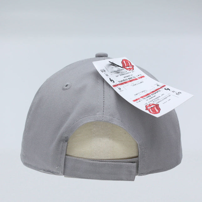 The Rolling Stones Classic Tongue Unisex Cotton Baseball Cap Grey