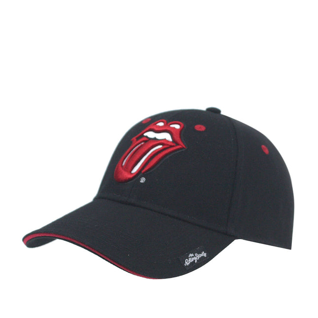 The Rolling Stones Classic Tongue Unisex Cotton Baseball Cap Black