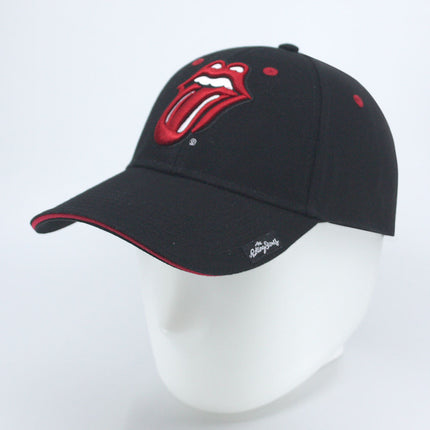 The Rolling Stones Classic Tongue Unisex Cotton Baseball Cap Black