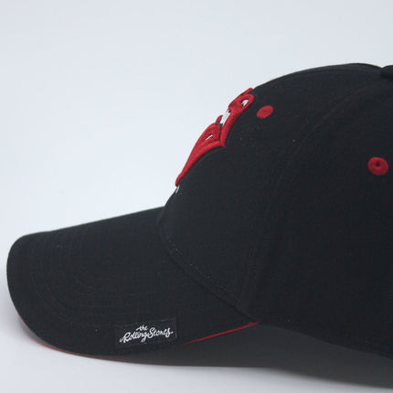 The Rolling Stones Classic Tongue Unisex Cotton Baseball Cap Black