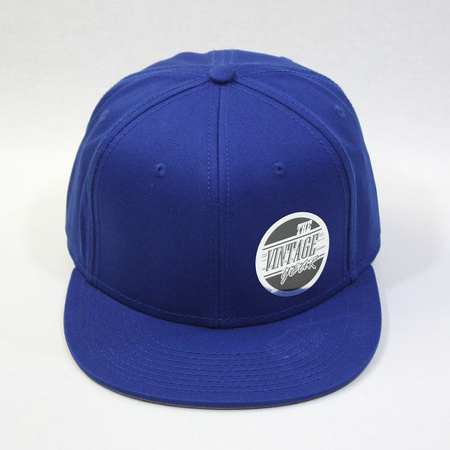 Premium Plain Cotton Twill Adjustable Flat Bill Snapback Hats Baseball Caps