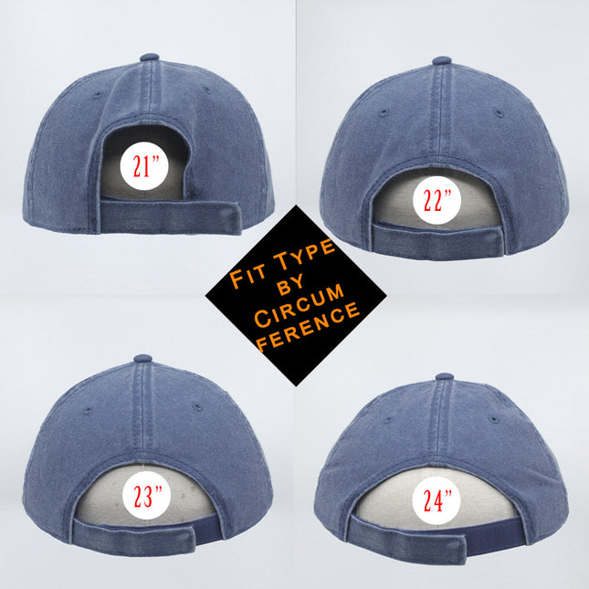 Classic Cotton Distressed Brim Soft Crown Dad Hat Baseball Cap