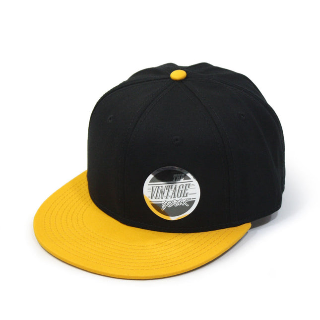 Premium Plain Cotton Twill Adjustable Flat Bill Snapback Hats Baseball Caps