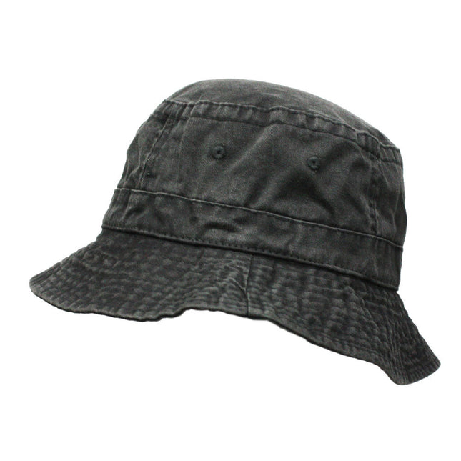 Washed Pigment Dyed Cotton Twill Bucket Hats
