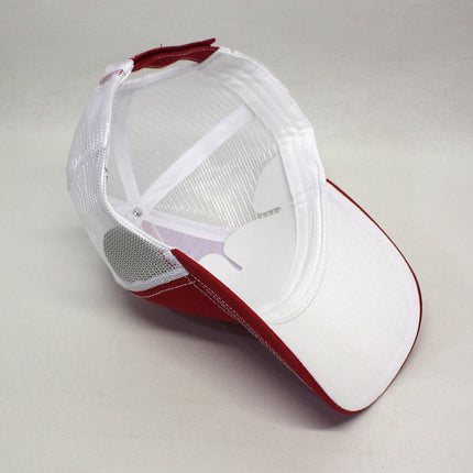 Two Tone Cotton Twill Mesh Adjustable Trucker Baseball Cap